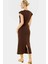 Şık Midi Triko Elbise Bodycon Kalıp Günlük Kullanım Görünüm Için 3