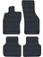 Bmw E46 Compact 2001-2005 Uyumlu Siyah Dikişli Siyah Deri Paspas 2