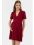 A Line Kısa Kollu Mini Elbise Polyester Yazlık Günlük Konforlu Kesim Modern Stil 1