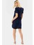A Line Kısa Kollu Mini Elbise Polyester Yazlık Günlük Konforlu Kesim Modern Stil 3