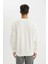 Oversize Geniş Kalıp Bisiklet Yaka Kalın Basic Düz Sweatshirt T5139AZ24AU 9