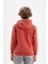 Erkek Çocuk Cepli Yazı Baskılı Kapüşonlu Okul Sweatshirt C7567A824WN 8