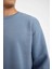 Oversize Geniş Kalıp Bisiklet Yaka Kalın Basic Düz Sweatshirt T5139AZ24AU 6