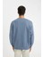 Oversize Geniş Kalıp Bisiklet Yaka Kalın Basic Düz Sweatshirt T5139AZ24AU 7