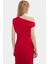 Asimetrik Yaka Mini Bodycon Dokuma Elbise Yazlık Şık Özenle Seçilmiş Dayanıklı Malzeme 3