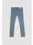 Carlo Skinny Fit Ekstra Dar Kalıp Normal Bel Ekstra Dar Paça Jean Pantolon D1821AX24SM 10