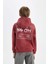 Erkek Çocuk Baskılı Kapüşonlu Kanguru Cepli Sweatshirt C9797A824WN 7