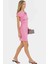 Asimetrik Yaka Mini Bodycon Dokuma Elbise Yazlık Şık Özenle Seçilmiş Dayanıklı Malzeme 1