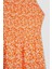 Coool Halter Yaka Çiçekli Maroken Askılı Mini Elbise C0925AX24HS 8
