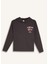 Erkek Çocuk 2'li Takım Kapüşonlu Baskılı Sweatshirt Beli Lastikli Eşofman Altı D2040A824AU 7