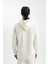 Fit Standart Fit Kapüşonlu Cepli Skuba Dalgıç Kumaş Sporcu Sweatshirt D1950AX24AU 7