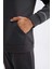 DeFactoFit Standart Fit Kapüşonlu Arma Baskılı Kanguru Cepli Skuba Dalgıç Kumaş Sweatshirt D1892AX24AU 7