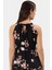 Yazlık Mini A Line Halter Yaka Viskoz Elbise Şık Günlük Tarz Trend Tasarım Kaliteli Işçilik 3