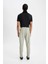 Fit Dokuma Pantolon Slim Fit Dar Kesim Çift Cepli Fermuarlı Paça C9262AX24AU 9