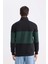 Comfort Regular Fit Rahat Kalıp Dik Yaka Fermuarlı Çizgili Kalın Sweatshirt D2401AX24AU 9