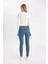 Rebeca Skinny Fit Yüksek Bel Dar Paça Bilek Boy Jean Pantolon C7609AX24AU 6