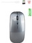 Kablosuz Şarjlı Mouse Bluetooth ve 2.4ghz- Rgb Işıklı - Sessiz Tıklama 2
