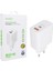 WK-21446 S11-UC 25 Watt 3.0 Amper Type-C + USB Telefon Şarj Başlık Adaptörü 1
