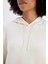 Fit Oversize Geniş Kalıp Premium Kapüşonlu Kanguru Cepli Sporcu Sweatshirt B5206AX24AU 8