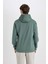 Regular Fit Kapüşonlu Baskılı Sweatshirt Y5286AZ24AU 6