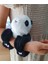 Sevimli Peluş Panda-Tilki- Ayıcık Bileklik Araba Dekoru 18 cm Kola Takılan Oyuncak Yüksek Kalite 5