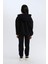 Kız Çocuk 2'li Takım Kapüşonlu Baskılı Sweatshirt Beli Lastikli Jogger Alt D2219A824WN 6