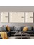 | Siyah&gold Set Geometrik Bohem Deseni |çerçeveli Temperli Cam Tablo 3lü Yatay 7
