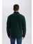 Yeşil Tüylenme Yapmayan Soğuk Geçirmez Regular Fit Dik Yaka Fermuarlı Polar Sweatshirt Y3996AZNS 6