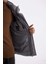 Slim Fit Dar Kesim Şişme Mont Kapüşonlu Fermuarlı Çift Cepli A3489AX24WN 6