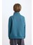 Erkek Çocuk Yarım Fermuarlı Dik Yaka Baskılı Sweatshirt D3058A824WN 6