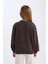 Kız Çocuk Sakura Oversize Geniş Kalıp Bisiklet Yaka Sweatshirt D2829A824WN 6