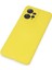 Xiaomi Redmi Note 12 4g Kılıf Nano Içi Kadife Silikon - Sarı - PHN6091-5182 4