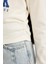 Kız Çocuk Cropped Fit Bisiklet Yaka Baskılı Ribana Uzun Kollu Tişört D2987A824AU 6