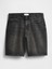 Erkek Siyah 10.5" Baggy Denim Şort 2