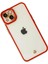 iPhone 13 Kılıf Liva Lens Silikon - Kırmızı - PHN6901-5828 3