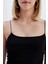 Bodycon Kare Yaka Siyah Askılı Mini Elbise D3265AXNS 8