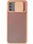 Samsung Galaxy A02S Kılıf Palm Buzlu Kamera Sürgülü Silikon - Pembe - PHN6638-4483 1
