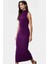 Örme Kumaş Bodycon Maxi Elbise Dik Yaka Günlük Casual Seçkin Malzeme Yüksek Kalite Dayanıklı 1