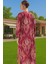 Rahat Pamuklu Maxi Elbise Etnik Desenli Balon Kol Günlük Şık Şık Görünüm Seçkin Malzeme Modern Stil 3
