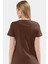 Nefes Alan Pamuklu T Shirt Elbise Midi Boy Cep Detaylı Modern Stil Zarifane Tasarım 2