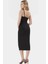 Nefes Alan Örme Midi Elbise Kolsuz Bodycon Kalıp Polyester Elastan Günlük Şıklık Özenle Seçilmiş 2
