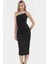 Nefes Alan Örme Midi Elbise Kolsuz Bodycon Kalıp Polyester Elastan Günlük Şıklık Özenle Seçilmiş 3