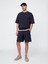 Erkek Lacivert Heavyweight Carpenter Sweat Şort 4