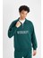 Boxy Fit Dik Yaka Fermuarlı Baskılı Sweatshirt D1782AX24WN 7