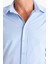 Modern Fit Modern Kesim Poplin Düz Pamuk Karışımlı Uzun Kollu Gömlek D3375AX24AU 6