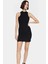 Pamuklu Bodycon Mini Elbise Halter Yaka Örme Kumaş Yazlık Rahat Özel Tasarım Profesyonel Görünüm 1