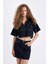 Fashion Fit Polo Yaka Kısa Kollu Jean Bluz D3716AX24AU 7