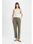 Jogger Pantolon Lastikli Bel Bağcıklı Basic Düz Paça D2573AX24AU 4