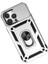 iPhone 14 Pro Kılıf Pars Lens Yüzüklü Silikon - Gümüş - PHN6647-9200 2