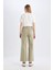 Culotte Yüksek Bel Paça Ucu Kesik Crop Jean Pantolon D2966AX24HS 6
